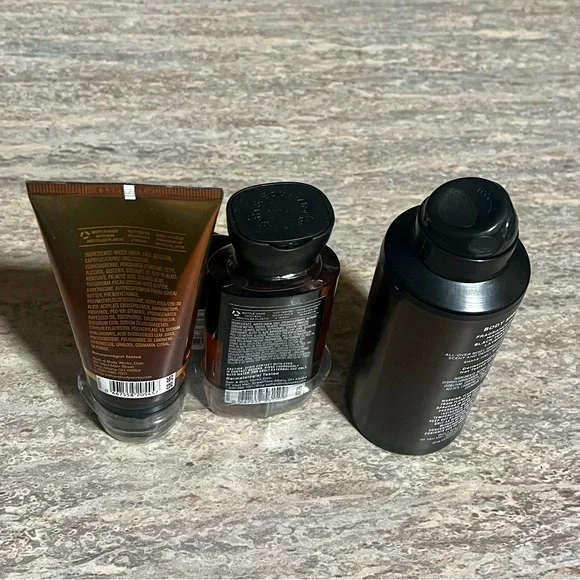 Bath & Body Works Mahogany Teakwood Men's Grooming Set and Teakwood body Spray